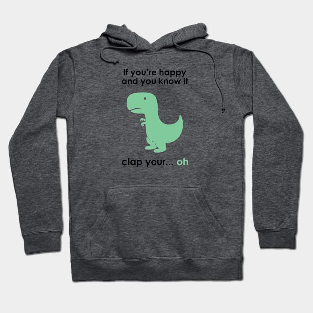 Happy & You Know It Dinosaur Hoodie by Venus Complete